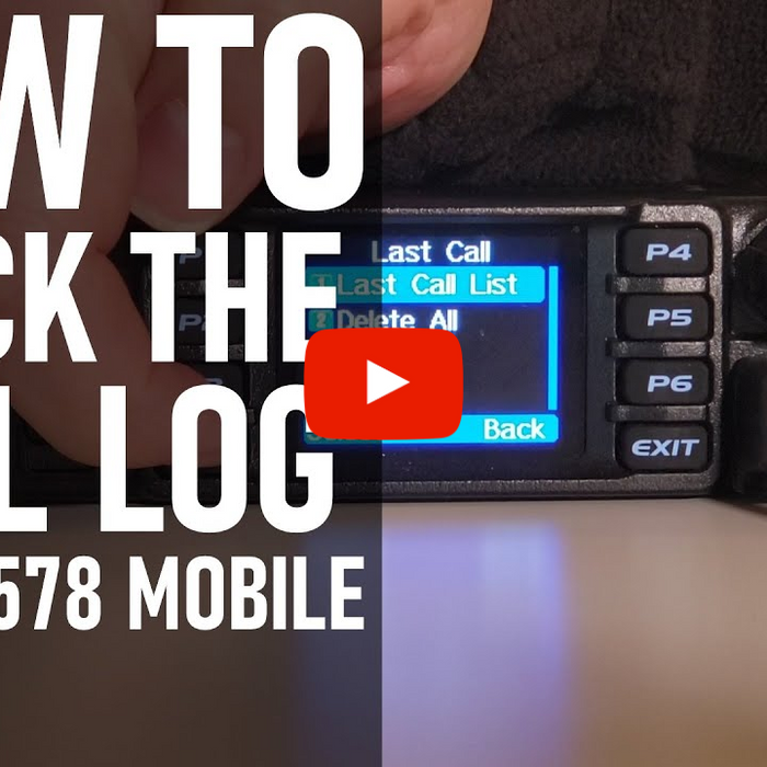 How to Check Your Call Log on Once you get Back to Your 578 Mobile Radio