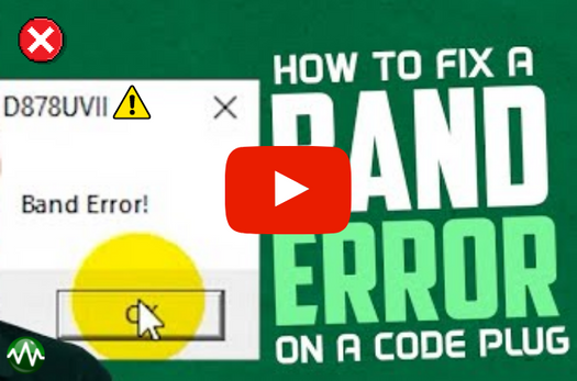 Fix a Band Error on Your Codeplug - In 5 Minutes