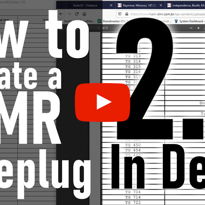 How to Create a DMR Codeplug 2020