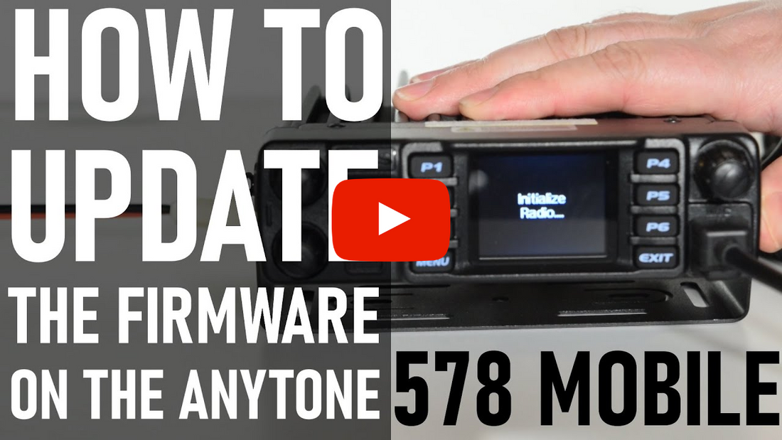 How to update the firmware to your AnyTone 578 Mobile