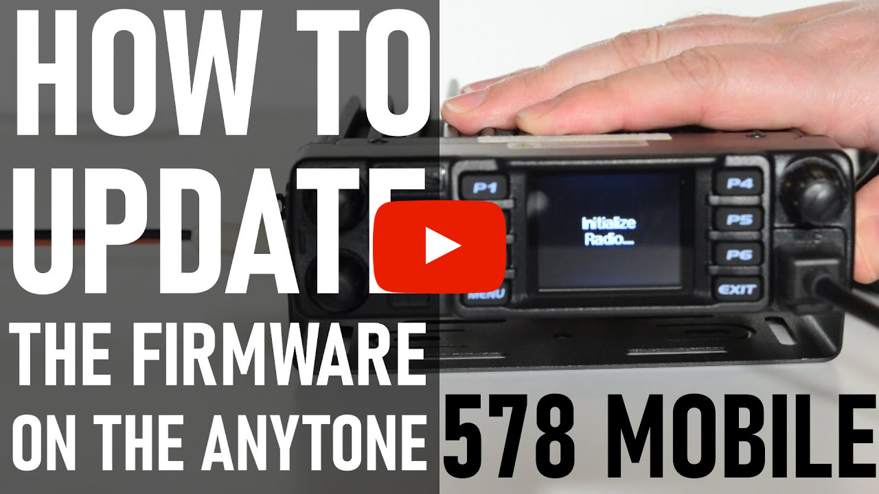 How to update the firmware to your AnyTone 578 Mobile