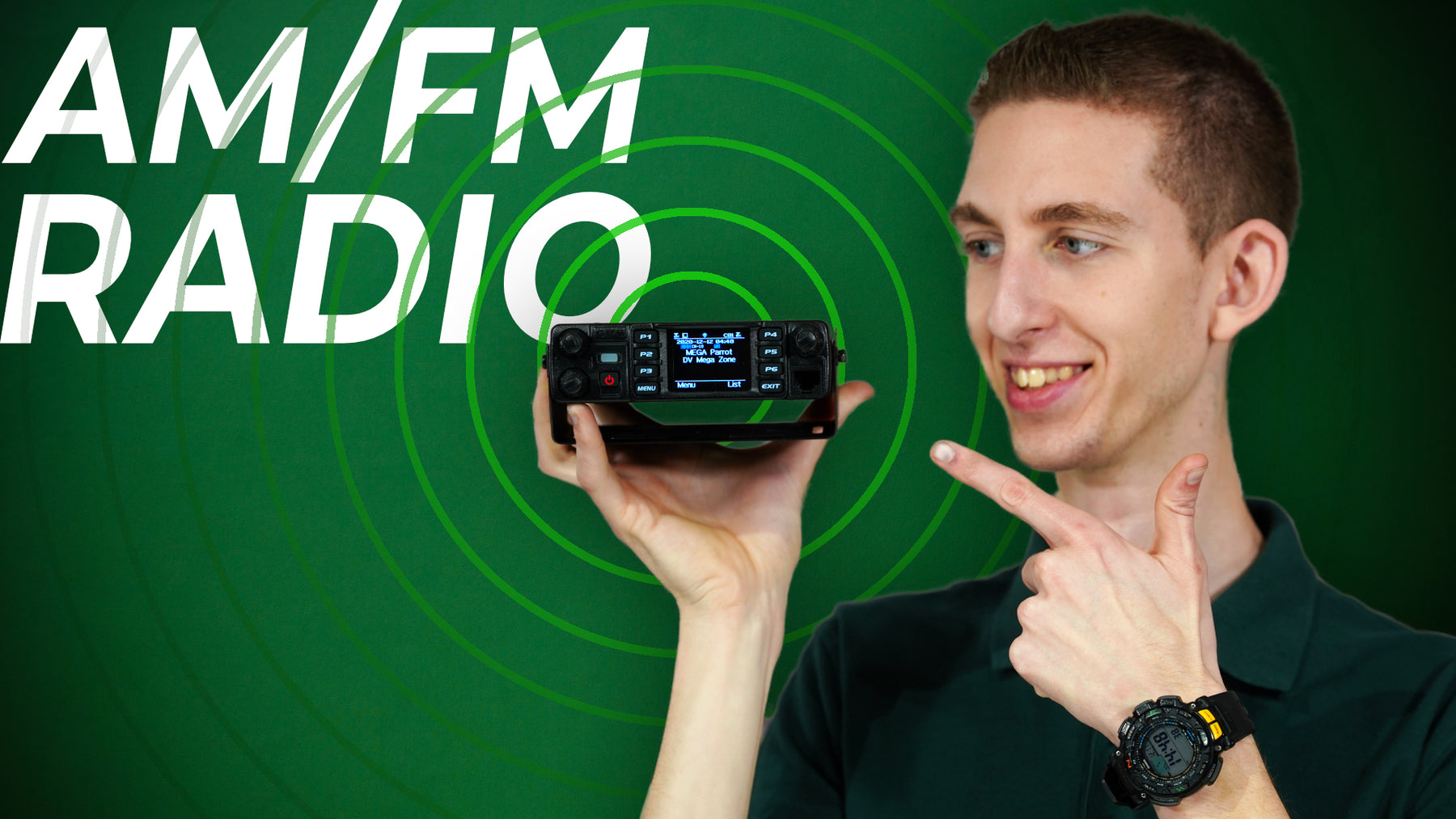 How to use the AM/FM Radio on Your AnyTone Radio