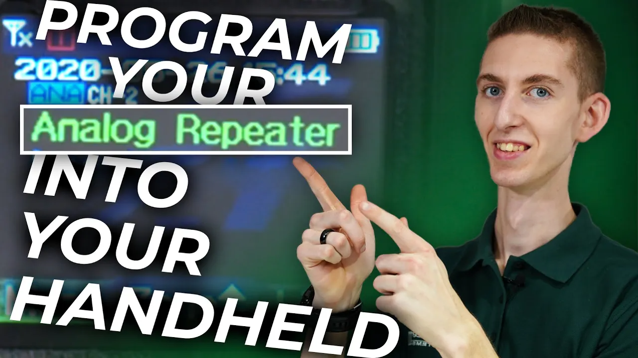How to Program an Analog Repeater into Your AnyTone 878 Handheld Radio