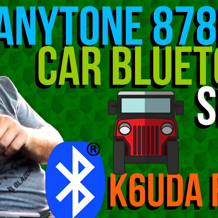 AnyTone 878 PLUS Car Bluetooth Setup with K6UDA Radio