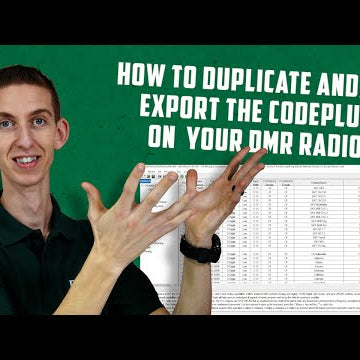 How to Duplicate or Export the Codeplug on your DMR Radio