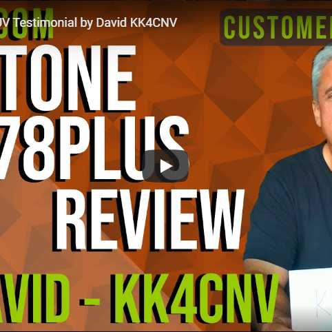 AnyTone 878 PLUS Testimonial by, David, KK4CNV.