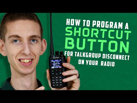 How to Program a Shortcut Button for Talkgroup Disconnect