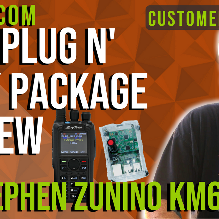 Stephen Zunino, KM6OYV, Plug and Play review.