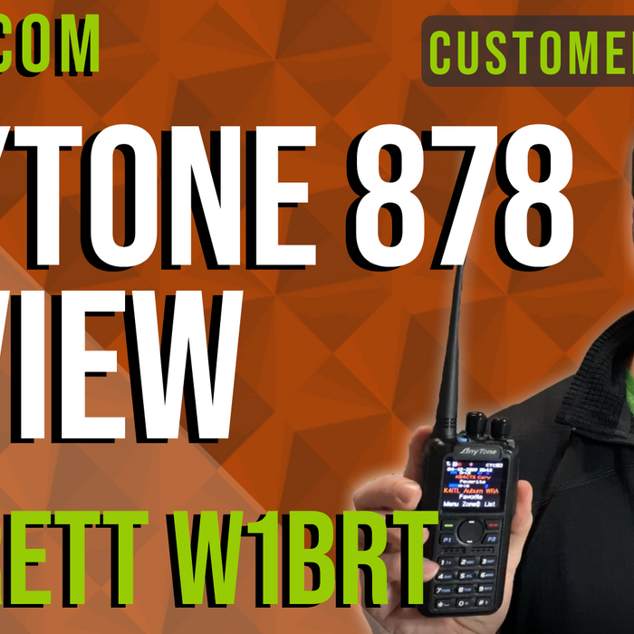 Brett wanted a "Do It All" radio so he got the AnyTone 878