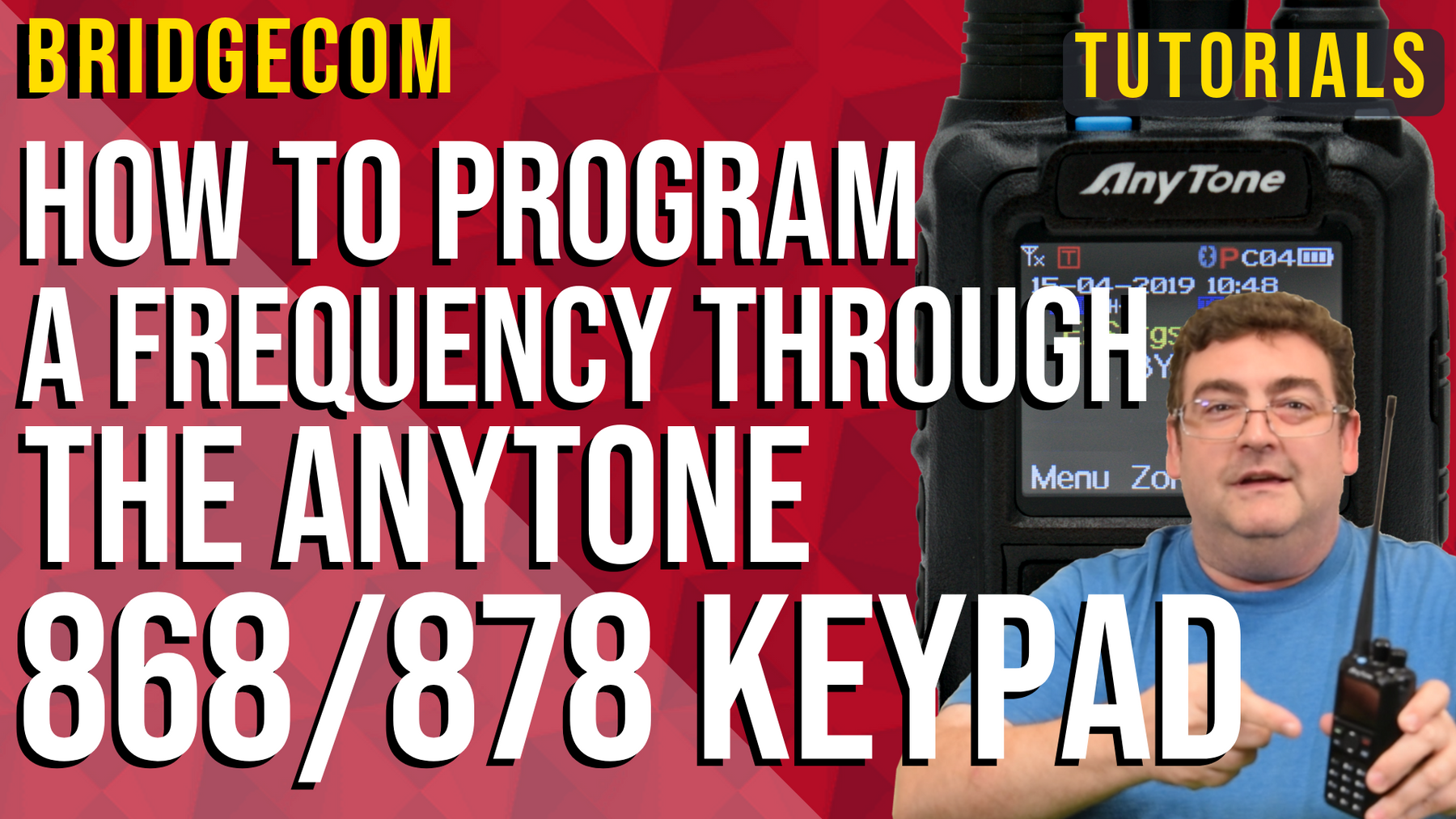 How to Program a Digital Frequency Through the AnyTone 868/878 Keypad