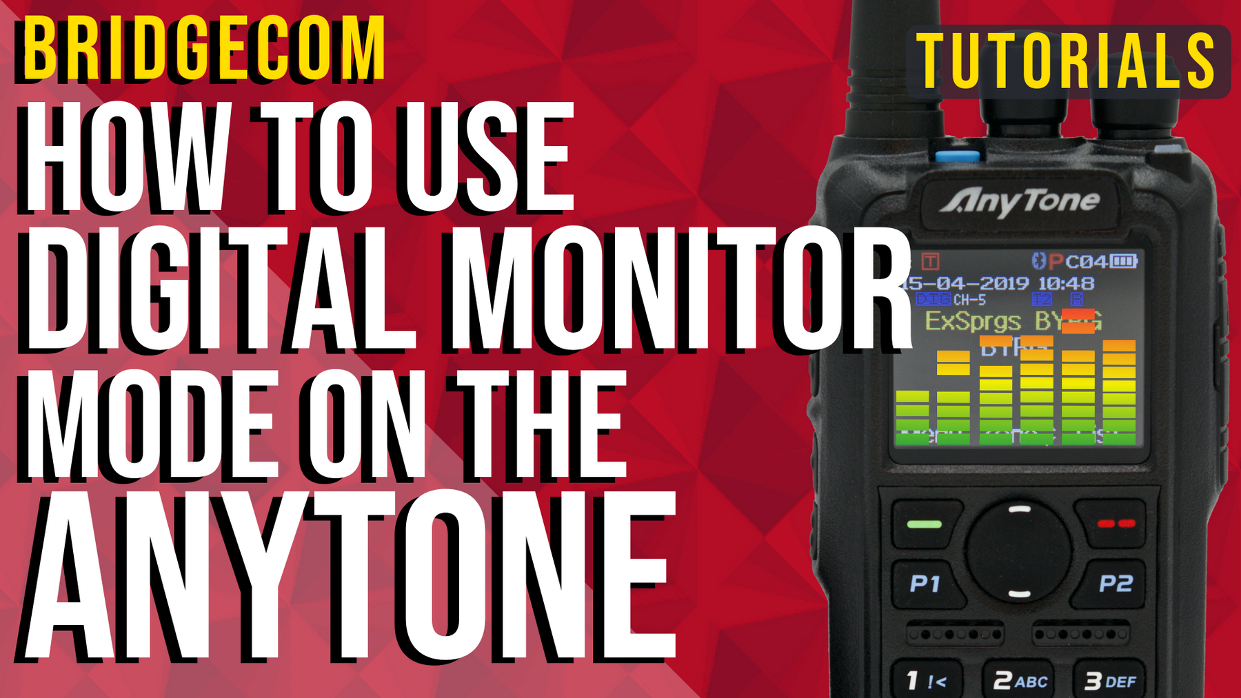 How To Use Digital Monitor Mode on the AnyTone by fdnyfish.