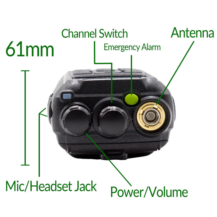 AnyTone 878 top view profiling buttons
