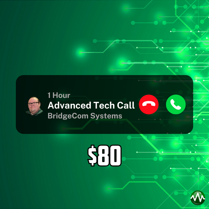 Advanced Tech Call - 1 Hour