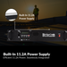 Built in 11.2A Power Supply