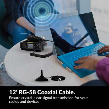 12'RG-58 Coaxial Cable 