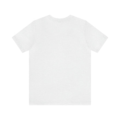 A Short Sleeve Tee - Small Logo, made of 100% Airlume cotton, is displayed from the back. The shirt features a simple design with short sleeves and subtle branding.