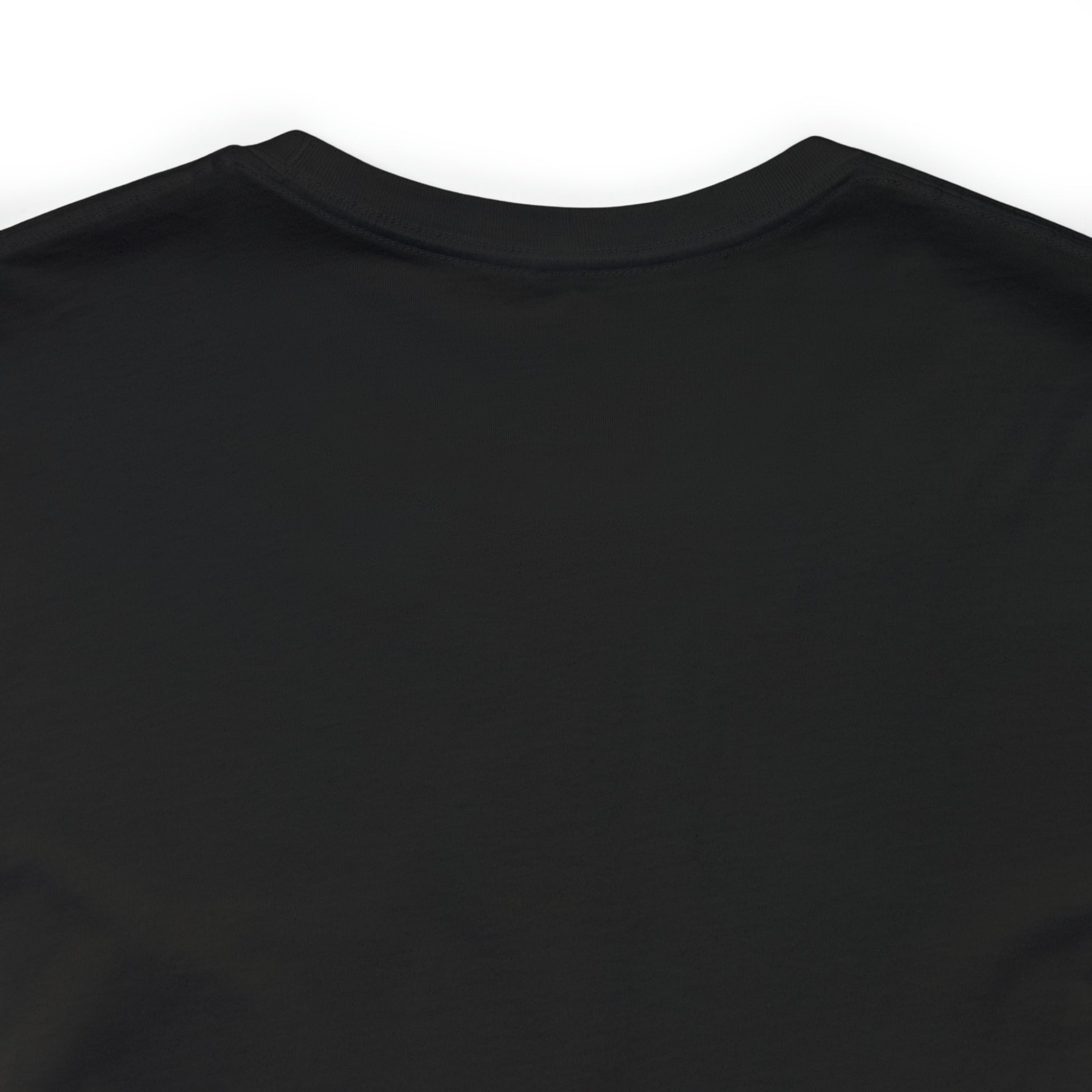 The Short Sleeve Tee - Small Logo is displayed from the back, crafted from smooth Airlume combed cotton. The fabric feels soft, and the T-shirt features a simple crew neckline. There is no visible design or branding on the garment.