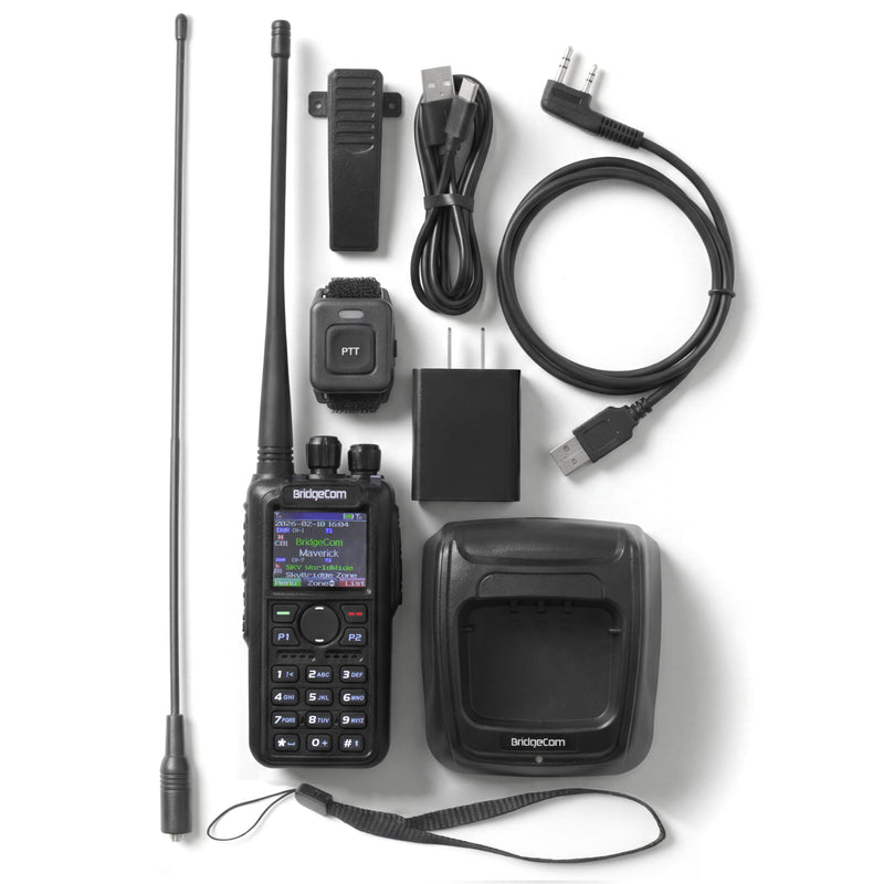 BridgeCom Maverick Dual Band DMR/Analog Radio