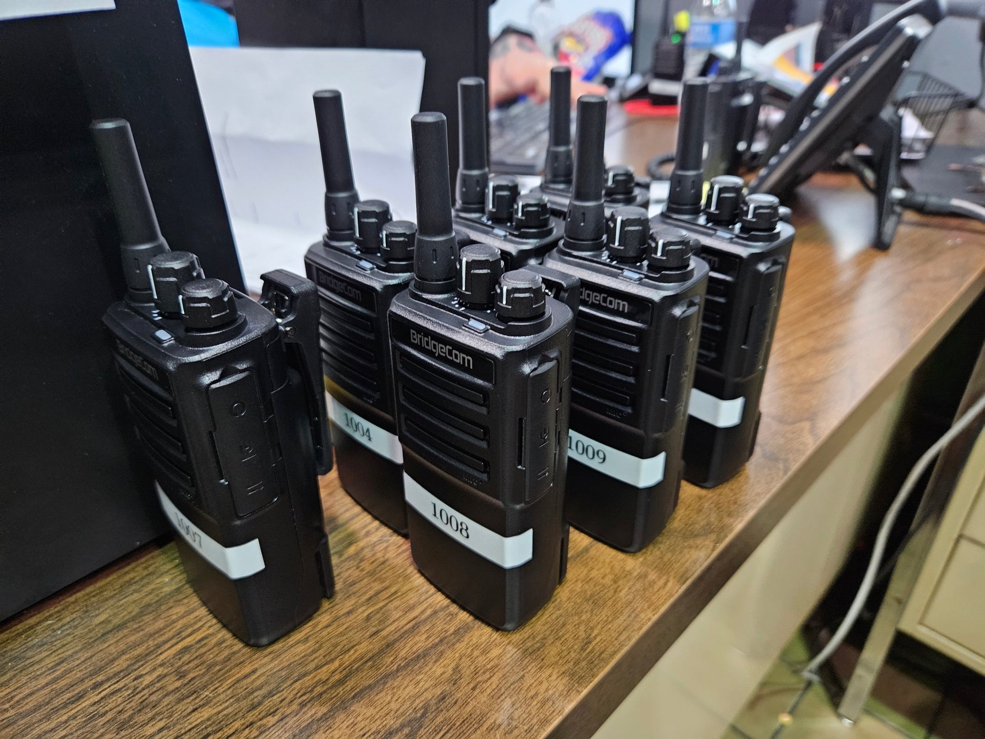 Array of BP 268 Hand Held Radio