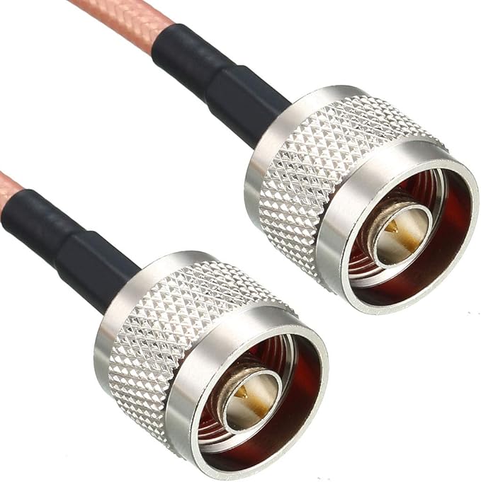 6' RG-142 N-to-N Male RF jumper cable
