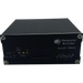 A compact, black electronic device with a screen in the center and several labeled LED indicators, including "Repeater Builder," "NanoPi MMDVM," and terms like "RX GAIN," "TX," and "RSSI." Powered by an Allwinner H3 CPU, it comes securely assembled with four corner screws. This is the MMDVM Assembly for BCR Repeaters.