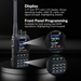 Display and front panel programming D168 