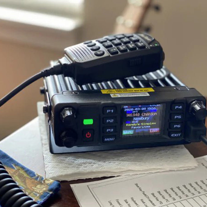 AnyTone AT-D578UVIII PLUS Tri-Band Amateur DMR Mobile Radio