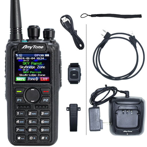 AnyTone 878 with accessories