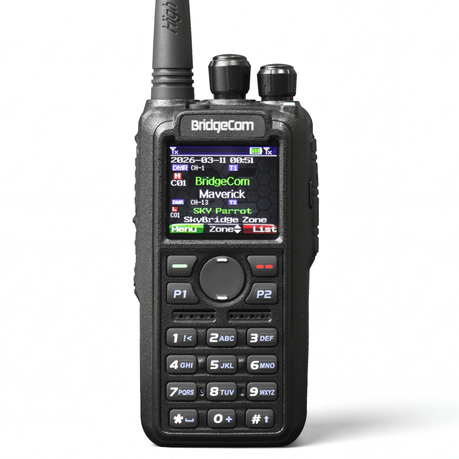 BridgeCom Maverick dual band DMR radio