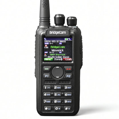 BridgeCom Maverick Dual Band DMR/Analog Radio