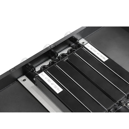 BCD chassis top removed showing close up of how duplexer looks inside