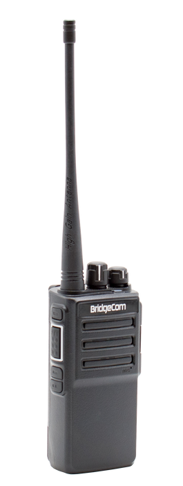 BridgeCom BP-268 UHF 6W Analog/DMR Commercial Handheld Radio with 3000mAh battery