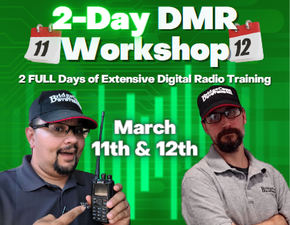DMR Workshop 3 - LIVE March 11th & 12th (2-Days)