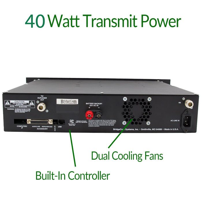 BCR-40U (400-470 MHz) UHF Repeater