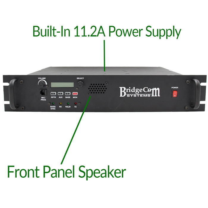 BCR-40DU (400-470 MHz) UHF Repeater with internal BCD-440 Duplexer