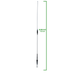 A sleek AnyTone Tri-band (144/220/440) antenna, designed for the AT-D578UV Tri Band DMR Mobile radio system, is displayed on a white background with its length marked at 44.09 inches (112 cm) in green text. This versatile antenna features segments of varying thickness and a stylish black and silver base.