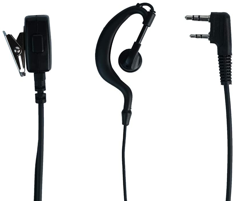 BridgeCom BCE-100 G-Ring Style Earpiece With Mic – BridgeCom Systems