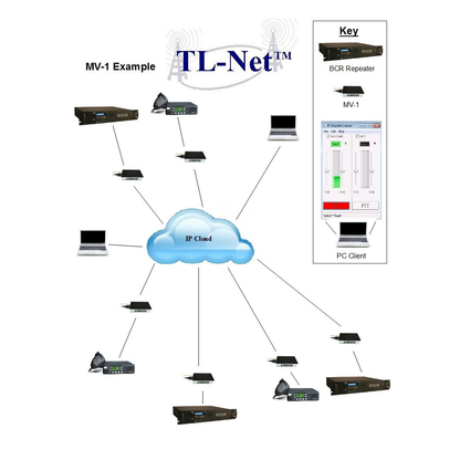 BridgeCom Systems MV Series RoIP Gateway