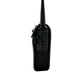 Side view of a black handheld two-way radio with a visible antenna. The device has a compact design and includes buttons and a keypad on the side. It is encased in the Heavy Duty AnyTone 868/878 Protective Case, providing both style and protection.